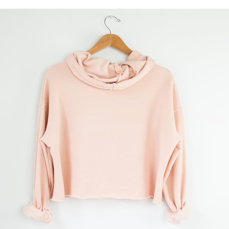 Explorer Cropped Hoodie - Less People More Paws
