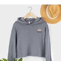 Explorer Cropped Hoodie - Obsessed With Paws